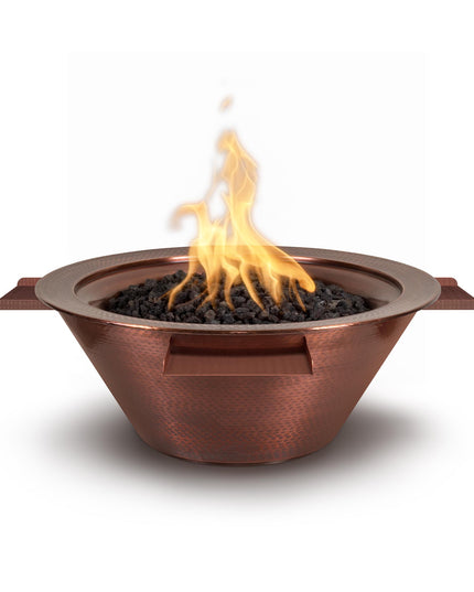 Cazo Fire & Water Bowl ® Copper 4-Way Spill