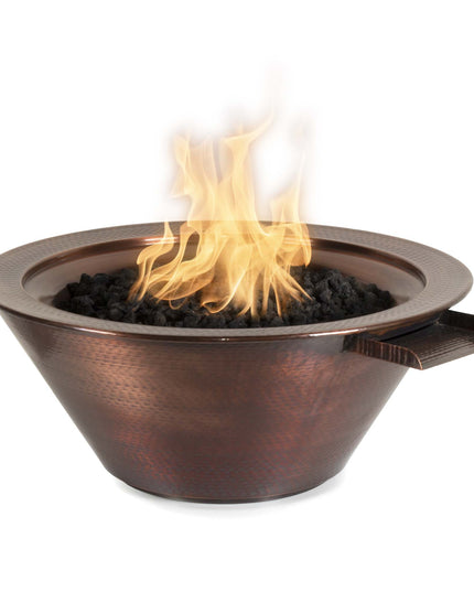 Cazo Fire & Water Bowl ® – Hammered Patina Copper