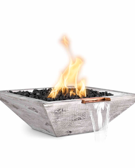 Maya Fire & Water Bowl – Wood Grain Concrete