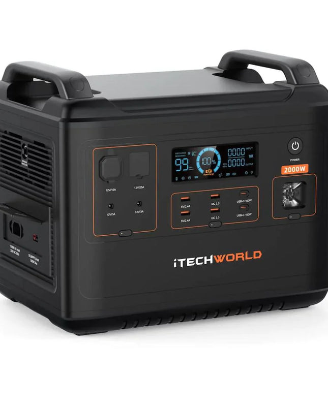 ITechWorld PS2000 Portable Lithium Power Statiton 2000WH 160AH