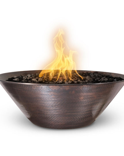 Remi Fire Bowl – Hammered Patina Copper