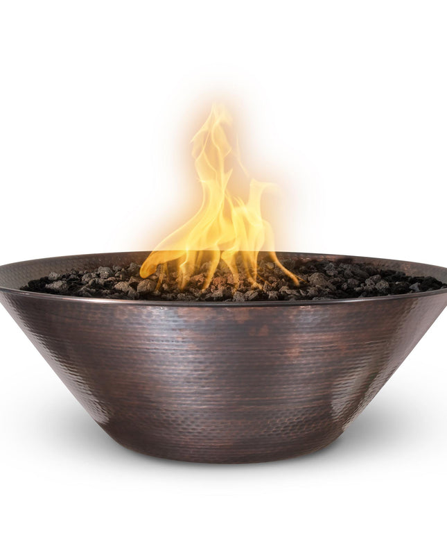 Remi Fire Bowl – Hammered Patina Copper