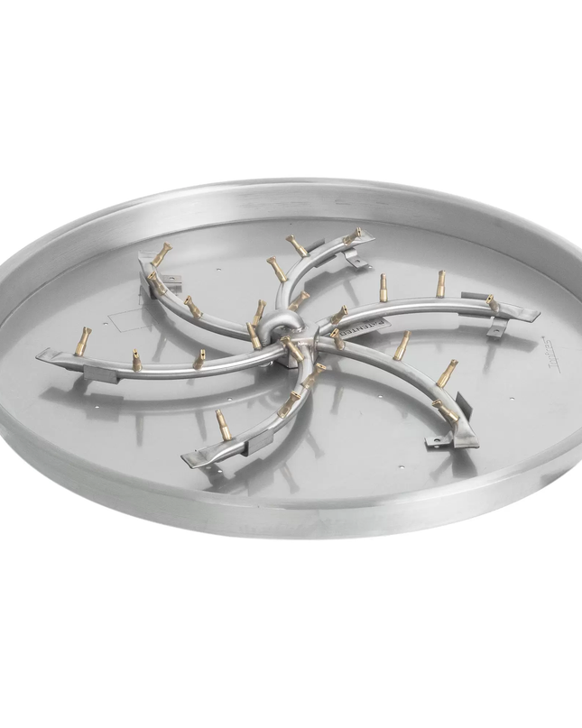 Round Drop In Pan & Triple S Bullet Burner