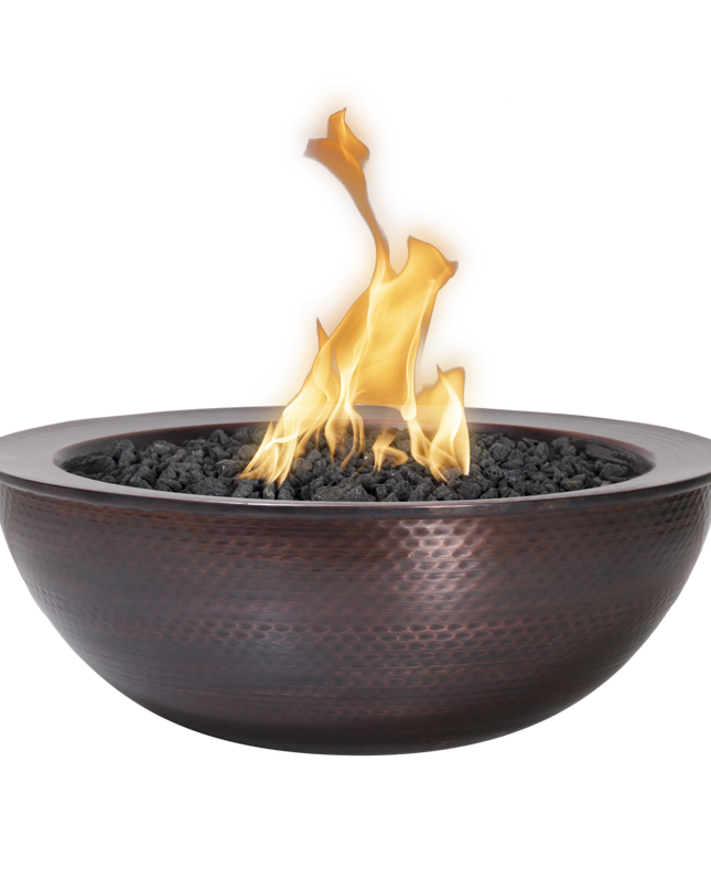Sedona Fire Bowl – Hammered Patina Copper
