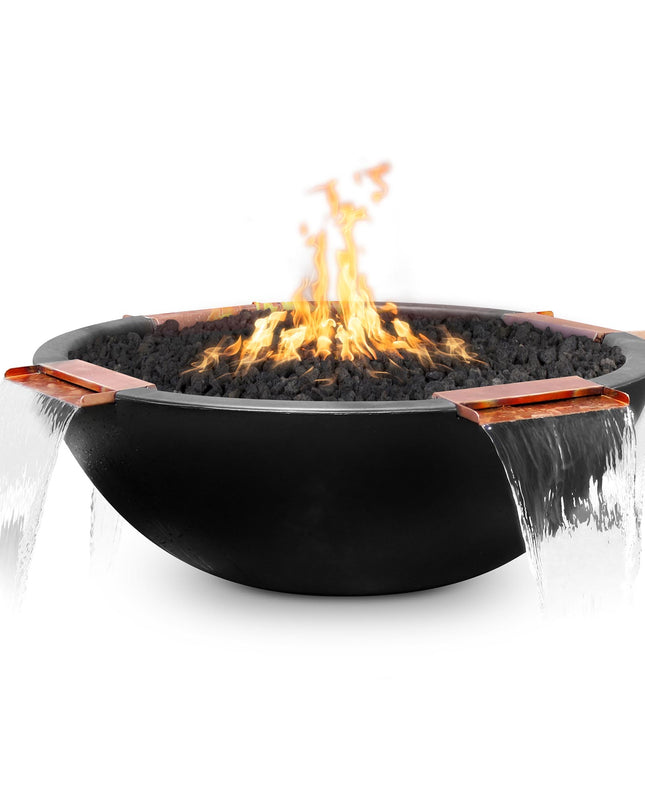 Sedona GFRC Fire & Water Bowl – 4 Way Spill