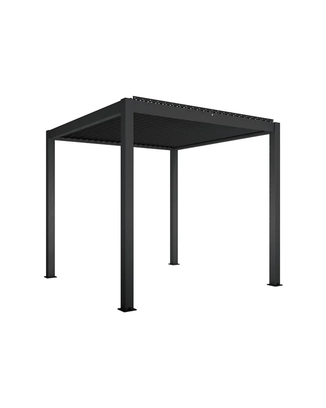 Outmos 3×3m Freestanding Aluminium Louvred Pergola - Motorised